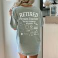 Not My Problems Anymore Retired Physics Teacher Women's Comfort Colors T-Shirt Back Print Bay Not My Problems Anymore Retired Physics Teacher Women's Comfort Colors T-Shirt Back Print Bay