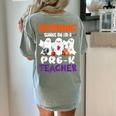 Nothing Scares Me I'm A Pre-K Teacher Halloween Ghosts Women's Comfort Colors T-Shirt Back Print Bay Nothing Scares Me I'm A Pre-K Teacher Halloween Ghosts Women's Comfort Colors T-Shirt Back Print Bay