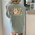 Occupational Therapy Fall Autumn Pumpkin Flower OTA Teacher Women's Comfort Colors T-Shirt Back Print Bay