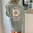 Oink Baa Moo Field Trip Squad Teacher Students Matching Women's Comfort Colors T-Shirt Back Print Bay Oink Baa Moo Field Trip Squad Teacher Students Matching Women's Comfort Colors T-Shirt Back Print Bay