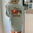 One Dope Teacher Women's Comfort Colors T-Shirt Back Print Bay One Dope Teacher Women's Comfort Colors T-Shirt Back Print Bay