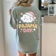Pajama Day School Spirit Week Fun Cloud Teacher Women's Comfort Colors T-Shirt Back Print Bay Pajama Day School Spirit Week Fun Cloud Teacher Women's Comfort Colors T-Shirt Back Print Bay