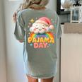 Pajama Day School Spirit Week Sleepy Cloud Teacher Student Women's Comfort Colors T-Shirt Back Print Bay Pajama Day School Spirit Week Sleepy Cloud Teacher Student Women's Comfort Colors T-Shirt Back Print Bay