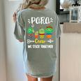 PARA Crew School Cactus Team PARA Teacher Squad For Men Women Kids Women's Comfort Colors T-Shirt Back Print Bay