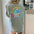 PARA Dream Team Teacher Paraprofessional Paraeducator Women's Comfort Colors T-Shirt Back Print Bay