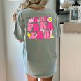 In My Para Era Teacher Back To School First Day Of School Women's Comfort Colors T-Shirt Back Print Bay
