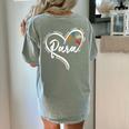 Para Heart Paraprofessional Teacher Paraeducator Women's Comfort Colors T-Shirt Back Print Bay Para Heart Paraprofessional Teacher Paraeducator Women's Comfort Colors T-Shirt Back Print Bay