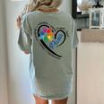 Para Heart Teacher Paraprofessional Paraeducator Men Women Women's Comfort Colors T-Shirt Back Print Bay Para Heart Teacher Paraprofessional Paraeducator Men Women Women's Comfort Colors T-Shirt Back Print Bay