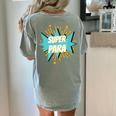 Para Shirt Super Para Paraprofessional Teacher Women's Comfort Colors T-Shirt Back Print Bay
