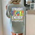 Paraprofessional Straight Outta Energy Teacher Life For Men Women Women's Comfort Colors T-Shirt Back Print Bay