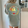 Paras Make It Possible Paraprofessional Teacher Assistant Women's Comfort Colors T-Shirt Back Print Bay