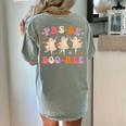 Pas De BOO-Rée Ballet Ghost Dancer Dance Teacher Halloween Women's Comfort Colors T-Shirt Back Print Bay Pas De BOO-Rée Ballet Ghost Dancer Dance Teacher Halloween Women's Comfort Colors T-Shirt Back Print Bay