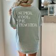 PE Teacher Appreciation Women's Comfort Colors T-Shirt Back Print Bay PE Teacher Appreciation Women's Comfort Colors T-Shirt Back Print Bay