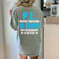 PE Teacher Art For Men Women Gym Teacher Appreciation Women's Comfort Colors T-Shirt Back Print Bay