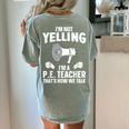 PE Teacher Art For Men Women Gym Teacher Physical Education Women's Comfort Colors T-Shirt Back Print Bay PE Teacher Art For Men Women Gym Teacher Physical Education Women's Comfort Colors T-Shirt Back Print Bay