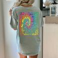 PE Teacher Phys Ed Tie Dye Physical Education Appreciation Women's Comfort Colors T-Shirt Back Print Bay
