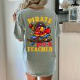 Pirate Pre-K Teacher Preschool Halloween Women's Comfort Colors T-Shirt Back Print Bay Pirate Pre-K Teacher Preschool Halloween Women's Comfort Colors T-Shirt Back Print Bay