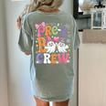 Pre-K Boo Crew Pre-K Teacher Student Kids Halloween Women's Comfort Colors T-Shirt Back Print Bay Pre-K Boo Crew Pre-K Teacher Student Kids Halloween Women's Comfort Colors T-Shirt Back Print Bay