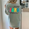 Pre-K Paraprofessional Teacher Back To School Vibes Women's Comfort Colors T-Shirt Back Print Bay Pre-K Paraprofessional Teacher Back To School Vibes Women's Comfort Colors T-Shirt Back Print Bay