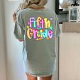 Preppy Fifth Grade Back To School 5th Grade Teacher Girl Boy Women's Comfort Colors T-Shirt Back Print Bay Preppy Fifth Grade Back To School 5th Grade Teacher Girl Boy Women's Comfort Colors T-Shirt Back Print Bay