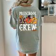 Preschool Boo Crew Teacher Halloween Women's Comfort Colors T-Shirt Back Print Bay Preschool Boo Crew Teacher Halloween Women's Comfort Colors T-Shirt Back Print Bay