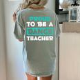 Proud Dance Instructor Choreographer Dance Teacher Women's Comfort Colors T-Shirt Back Print Bay Proud Dance Instructor Choreographer Dance Teacher Women's Comfort Colors T-Shirt Back Print Bay