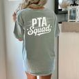 PTA Squad Parent Teacher Association Back To School Teacher Women's Comfort Colors T-Shirt Back Print Bay PTA Squad Parent Teacher Association Back To School Teacher Women's Comfort Colors T-Shirt Back Print Bay