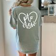 PTO Crew Back To School Matching Group Parent Teacher Women's Comfort Colors T-Shirt Back Print Bay PTO Crew Back To School Matching Group Parent Teacher Women's Comfort Colors T-Shirt Back Print Bay