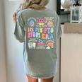 In My PTO Mom Parent Teacher Organization Back To School Women's Comfort Colors T-Shirt Back Print Bay
