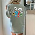 Punctuation Marks Wait What I Agree Stop English Teacher Women's Comfort Colors T-Shirt Back Print Bay Punctuation Marks Wait What I Agree Stop English Teacher Women's Comfort Colors T-Shirt Back Print Bay