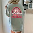 Rainbow Homeschool Mom Teacher I Go To School In My Pajamas Women's Comfort Colors T-Shirt Back Print Bay Rainbow Homeschool Mom Teacher I Go To School In My Pajamas Women's Comfort Colors T-Shirt Back Print Bay