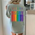 Rainbow Roygbiv Kids Artist Costume Art Teacher Women's Comfort Colors T-Shirt Back Print Bay Rainbow Roygbiv Kids Artist Costume Art Teacher Women's Comfort Colors T-Shirt Back Print Bay