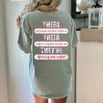 There Their They'Re Teacher English Grammar Police Women's Comfort Colors T-Shirt Back Print Bay There Their They'Re Teacher English Grammar Police Women's Comfort Colors T-Shirt Back Print Bay