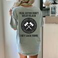 Real Goths Sack Rome History Teacher Women's Comfort Colors T-Shirt Back Print Bay