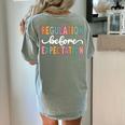 Regulation Before Expectation Cute ABA SPED Teacher Therapy Women's Comfort Colors T-Shirt Back Print Bay