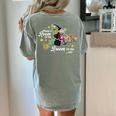 There's Room On My Broom For You Too Teacher Halloween Women's Comfort Colors T-Shirt Back Print Bay There's Room On My Broom For You Too Teacher Halloween Women's Comfort Colors T-Shirt Back Print Bay
