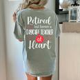 Retired Daycare Teacher Retirement For Daycare Teacher Women's Comfort Colors T-Shirt Back Print Bay Retired Daycare Teacher Retirement For Daycare Teacher Women's Comfort Colors T-Shirt Back Print Bay