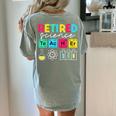 Retired Science Teacher Periodic Table Teacher Life Women's Comfort Colors T-Shirt Back Print Bay Retired Science Teacher Periodic Table Teacher Life Women's Comfort Colors T-Shirt Back Print Bay