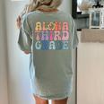Retro Aloha Third Grade Teacher Summer Vacation Beach Hawaii Women's Comfort Colors T-Shirt Back Print Bay Retro Aloha Third Grade Teacher Summer Vacation Beach Hawaii Women's Comfort Colors T-Shirt Back Print Bay