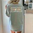 Retro Counseling Crew Counselor Teacher Appreciation Women's Comfort Colors T-Shirt Back Print Bay Retro Counseling Crew Counselor Teacher Appreciation Women's Comfort Colors T-Shirt Back Print Bay