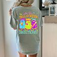 Retro Are You Falloween Direction Teacher Spooky Halloween Women's Comfort Colors T-Shirt Back Print Bay