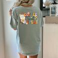 Retro Grovvy Coffee Teach Repeat Teacher Women's Comfort Colors T-Shirt Back Print Bay Retro Grovvy Coffee Teach Repeat Teacher Women's Comfort Colors T-Shirt Back Print Bay