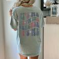 Retro IT'S ME Hi I'm The TEACHER Groovy Testing Squad Pink Women's Comfort Colors T-Shirt Back Print Bay Retro IT'S ME Hi I'm The TEACHER Groovy Testing Squad Pink Women's Comfort Colors T-Shirt Back Print Bay