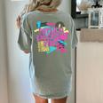 Retro Physical Education Vibes Gym Teacher Phys Ed Teacher Women's Comfort Colors T-Shirt Back Print Bay