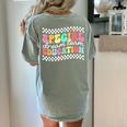Retro Special Education Squad Groovy Dream Team SPED Teacher Women's Comfort Colors T-Shirt Back Print Bay Retro Special Education Squad Groovy Dream Team SPED Teacher Women's Comfort Colors T-Shirt Back Print Bay