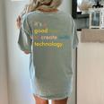 Retro Technology Teacher Shirt Tech Teacher Women's Comfort Colors T-Shirt Back Print Bay Retro Technology Teacher Shirt Tech Teacher Women's Comfort Colors T-Shirt Back Print Bay