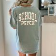 Retro Wildflower School Psych Teacher School Psychologist Women's Comfort Colors T-Shirt Back Print Bay Retro Wildflower School Psych Teacher School Psychologist Women's Comfort Colors T-Shirt Back Print Bay