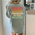 Riddle Wordplay Joke For Grammar Nerds And Teachers Women's Comfort Colors T-Shirt Back Print Bay