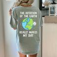 Rotation Of The Earth Makes My Day Science Teacher Earth Day Women's Comfort Colors T-Shirt Back Print Bay Rotation Of The Earth Makes My Day Science Teacher Earth Day Women's Comfort Colors T-Shirt Back Print Bay