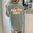 School Bus Trip Vibes Students Teachers Students Field Trip For Men Women Kids Women's Comfort Colors T-Shirt Back Print Bay School Bus Trip Vibes Students Teachers Students Field Trip For Men Women Kids Women's Comfort Colors T-Shirt Back Print Bay